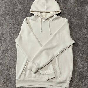 Forever 21 White Classic Hoodie Sweatshirt